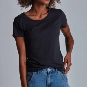 Women's Onno Short Sleeve Bamboo T-Shirt Charcoal Blue